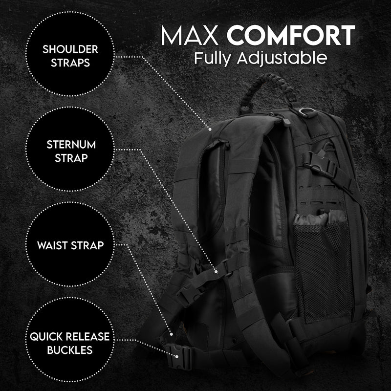 Load image into Gallery viewer, TLO Outdoors TacPack40L Tactical Backpack (40L)
